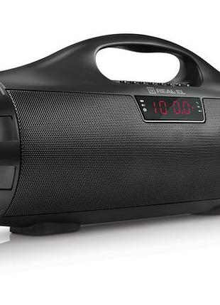 Колонка real-el x-731 black (18вт,bluetooth, fm, usb,microsd,aux,3600ma*)