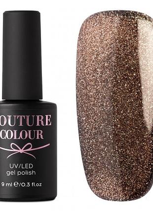 Магнітний гель-лак couture colour galaxy touch gt 10 бронзово-сірий відблиск, 9ml