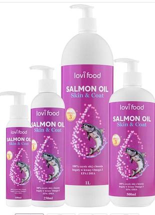 Лососевое масло для животных lovi food salmon oil 500 мл