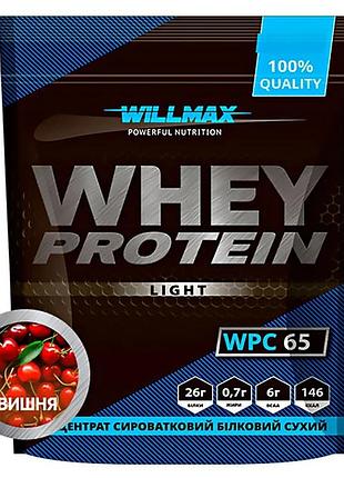 Протеин willmax whey protein 65 light 1000 г вишня (3567377)