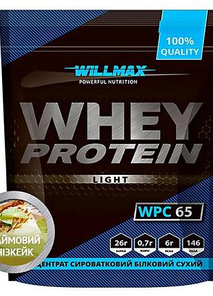 Протеин willmax whey protein 65 light 1000 г лаймовый чизкейк (3567377)