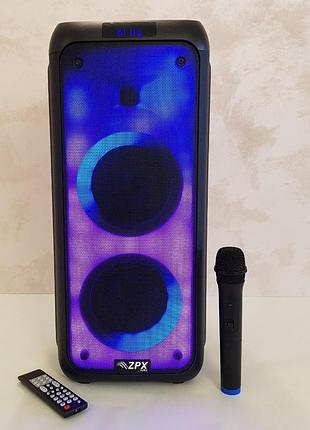 Колонка портативная с радиомикрофоном zpx zx 7789