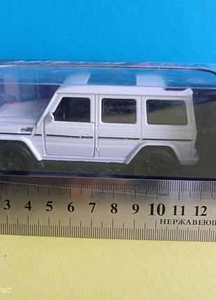 Игрушка mb g-class автосвит мерседес белый 2