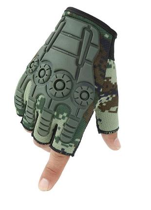 Перчатки тактические ruin hawk в стиле милитари камуфляж l 03262
