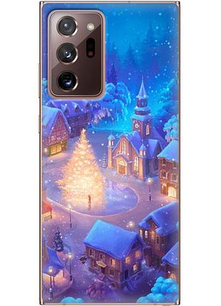 Чохол силіконовий з картинкою на samsung galaxy note 20 ultra (n985) (новорічний)