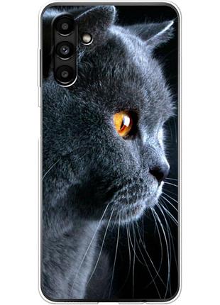 Чохол силіконовий з картинкою на samsung galaxy a13 5g (a136) (британський кіт)