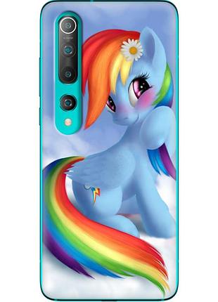 Чохол силіконовий з картинкою на xiaomi mi 10 (літл поні, my little pony)