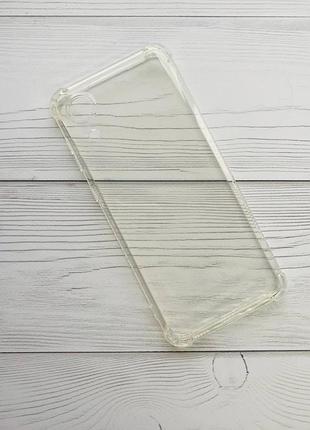 Прозорий силіконовий чохол з потовщеними кутами samsung galaxy a03 core / a032