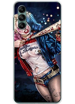 Чехол силиконовый с картинкой на samsung galaxy a04s (a047) (харли квинн, harley quinn)