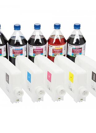 Набор перезаправляемых картриджей wwm для canon imageprograf ipf830 (rc.pfi-707arc)