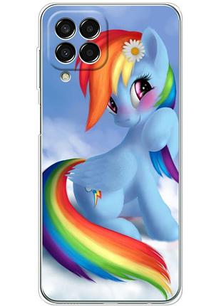 Чехол силиконовый с картинкой на samsung galaxy m33 5g (m336) (литл пони, my little pony)