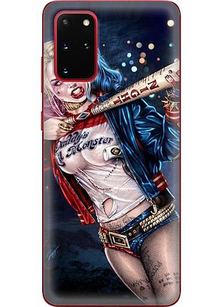 Чехол силиконовый с картинкой на samsung galaxy s20 plus (g985) (харли квинн, harley quinn)