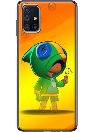 Чехол силиконовый с картинкой на samsung galaxy m51 (m515) (бравл старс, brawl stars)