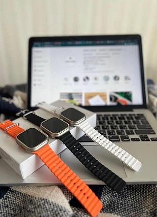 Смарт-часы smart watch ultra hw8 max с украинским меню!