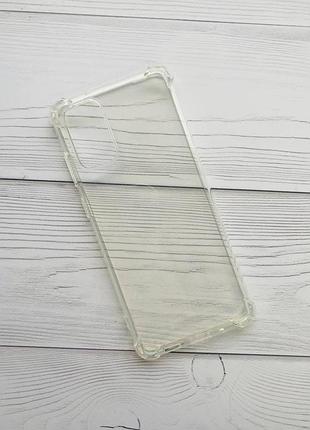 Прозрачный силиконовый чехол с утолщёнными углами для samsung galaxy s20 plus