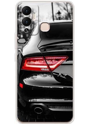 Чехол силиконовый с картинкой на infinix hot 12 play (машина, audi a7)