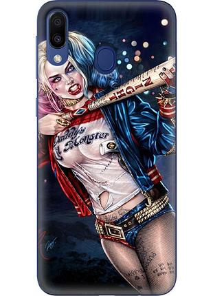 Чехол силиконовый с картинкой на samsung galaxy m20 (m205) (харли квинн, harley quinn)