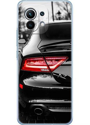 Чохол силіконовий з картинкою на xiaomi mi 11 (машина, audi a7)