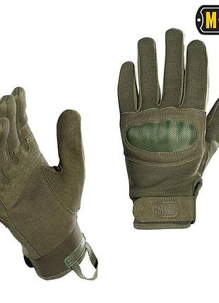 M-tac перчатки assault tactical mk.3 olive s m l xl m