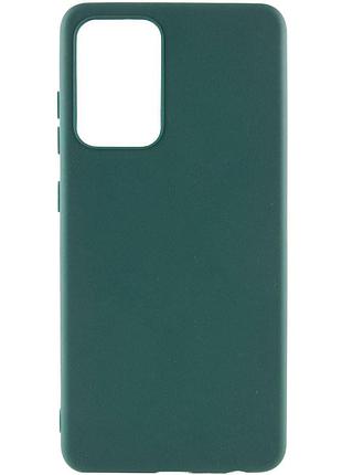 Силиконовый чехол candy для samsung galaxy a52 4g / a52 5g / a52s зелений / forest green