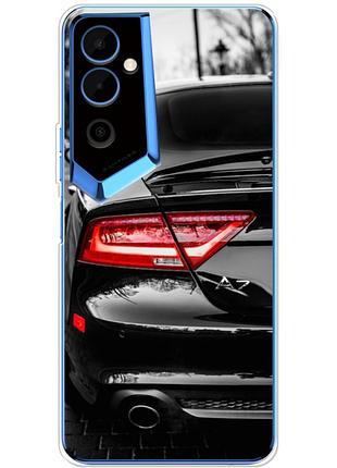 Чохол силіконовий з картинкою на tecno pova neo 2 (машина, audi a7)