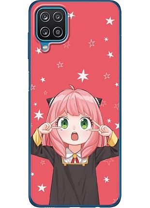 Чехол силиконовый с картинкой на samsung galaxy a12 (a125) (аниме, anime)