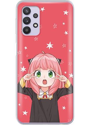 Чохол силіконовий з картинкою на samsung galaxy a72 (a725) (аніме, anime)