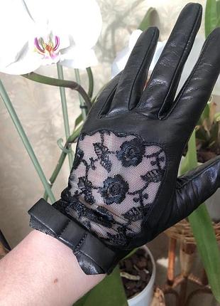 Перчатки женские без подкладки 7.5"/20 см