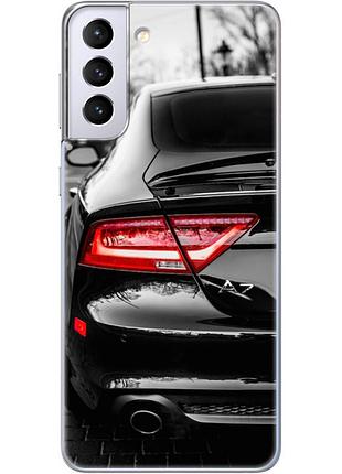 Чехол силиконовый с картинкой на samsung galaxy s21 plus (g996) (машина, audi a7)