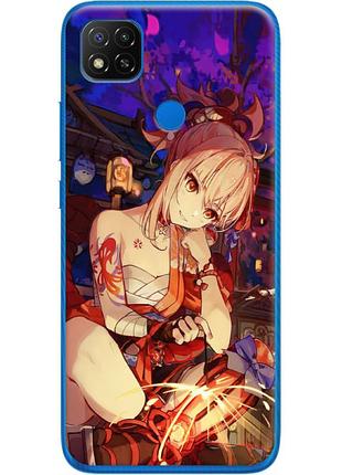 Чехол силиконовый с картинкой на xiaomi redmi 9c (аниме, anime)