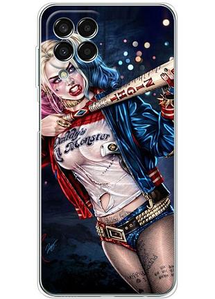 Чехол силиконовый с картинкой на samsung galaxy m33 5g (m336) (харли квинн, harley quinn)