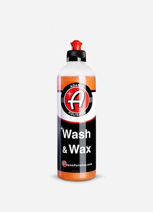Автошампунь з воском adam's polishes wash & wax 473 мл