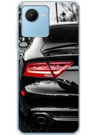 Чехол силиконовый с картинкой на realme c30s (машина, audi a7)