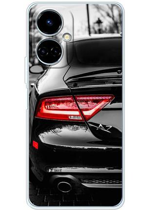 Чохол силіконовий з картинкою на tecno camon 19 pro (машина, audi a7)