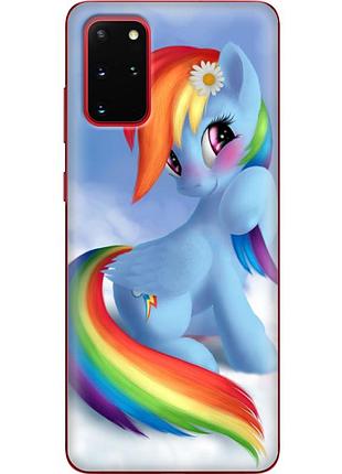 Чехол силиконовый с картинкой на samsung galaxy s20 plus (g985) (литл пони, my little pony)