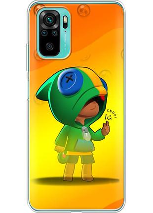 Чохол силіконовий з картинкою на xiaomi poco m5s (бравл старс, brawl stars)