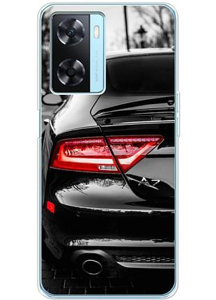 Чохол силіконовий з картинкою на oppo a57s (машина, audi a7)