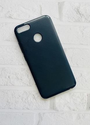 Силиконовый карбоновый чехол для xiaomi redmi a1 / 5x синий