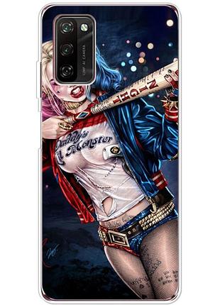 Чехол силиконовый с картинкой на blackview a100 (харли квинн, harley quinn)