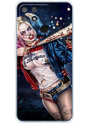 Чехол силиконовый с картинкой на realme narzo 50a (харли квинн, harley quinn)