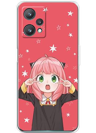 Чехол силиконовый с картинкой на realme 9 pro (аниме, anime)