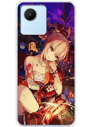 Чохол силіконовий з картинкою на realme c30 (аніме, anime)