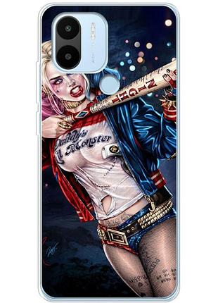 Чехол силиконовый с картинкой на xiaomi redmi a1 plus (харли квинн, harley quinn)