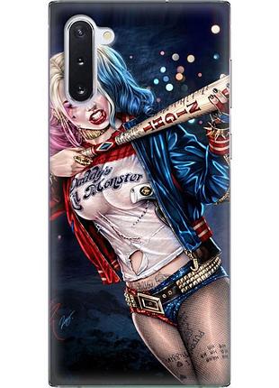 Чохол силіконовий з картинкою на samsung galaxy note 10 (n970) (харли квинн, harley quinn)