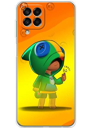 Чехол силиконовый с картинкой на samsung galaxy m33 5g (m336) (бравл старс, brawl stars)