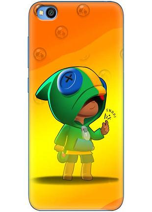 Чехол силиконовый с картинкой на xiaomi redmi go (бравл старс, brawl stars)