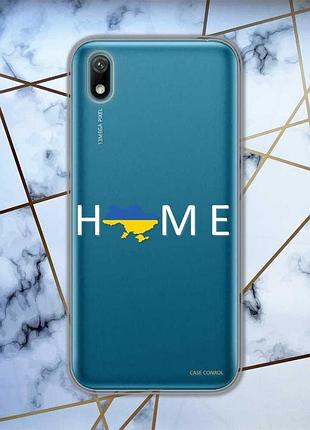 Прозорий чохол для huawei y5 2019 / honor 8s патріотичний дизайн дім україна принт 73