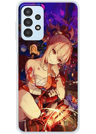 Чехол силиконовый с картинкой на samsung galaxy a32 5g (a326) (аниме, anime)