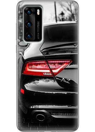 Чохол силіконовий з картинкою на huawei p40 (машина, audi a7)