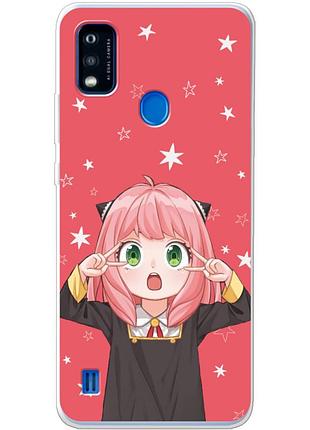 Чехол силиконовый с картинкой на zte blade a51 (аниме, anime)